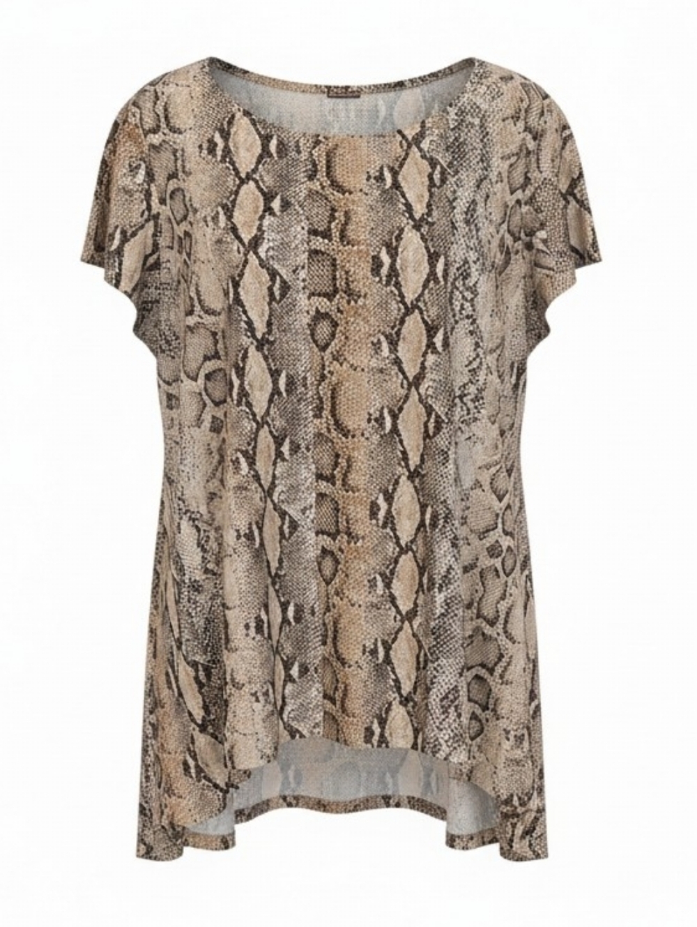 Coin 1804 Snakeskin Print Short Sleeve Tunic L